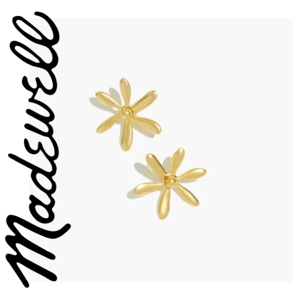 Madewell Floral Garden Stud Earrings